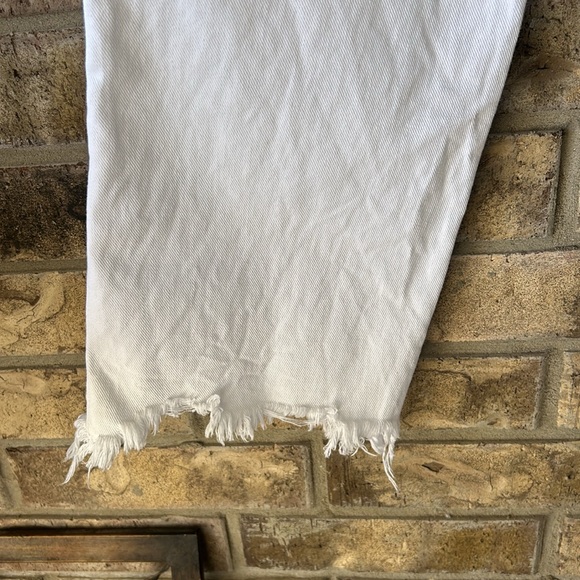 Free People White Jeans distressed style button fly size 27 - Picture 11 of 12